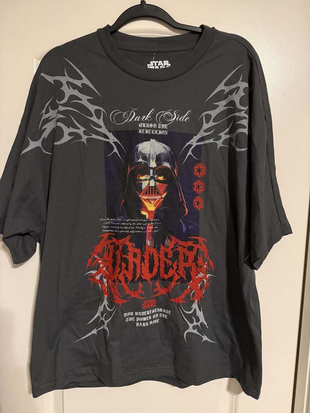 Iml x Star Wars Darth Vader Dark Side Graphic T-Shirt Washed Black